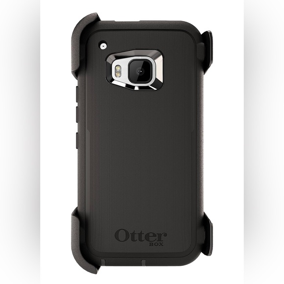 OTTERBOX DEFENDER SERIES Case for HTC One M9 Black (Black/Black) Otter Defender - Picture 4 of 10